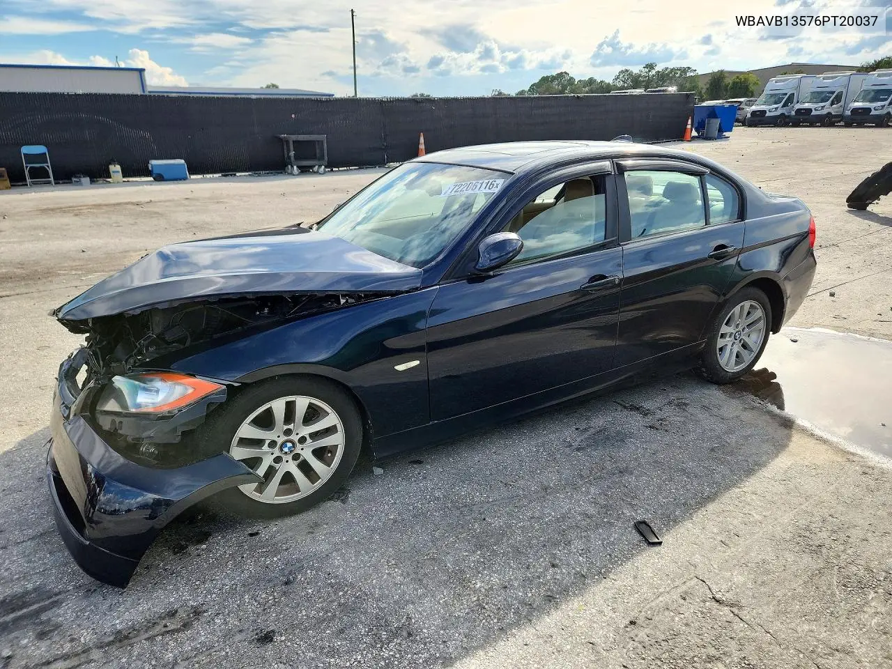 2006 BMW 325 I VIN WBAVB13576PT20037 фото 1