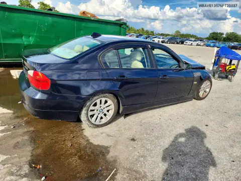2006 BMW 325 I VIN WBAVB13576PT20037 фото 3