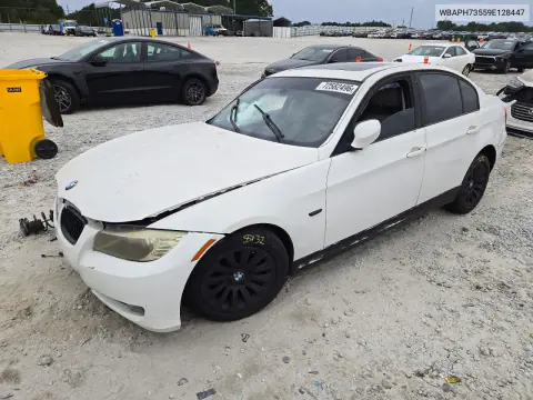 WBAPH73559E128447 — 2009 BMW 3ER, Передняя часть, фото до ремонта
