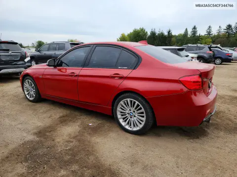 2012 BMW 328 I VIN WBA3A5C54CF344766 фото 2