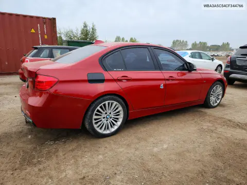 2012 BMW 328 I VIN WBA3A5C54CF344766 фото 3