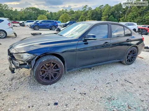 WBA3A5C56CF340461 — 2012 BMW 3ER, Повреждения снизу, фото до ремонта