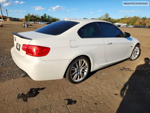 2012 BMW 335 Xi VIN WBAKF9C53CE859283 фото 3