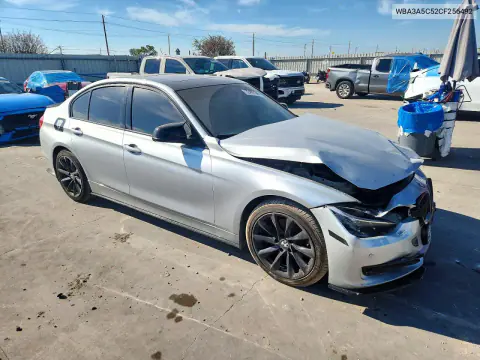 2012 BMW 328 I VIN WBA3A5C52CF256492 фото 4