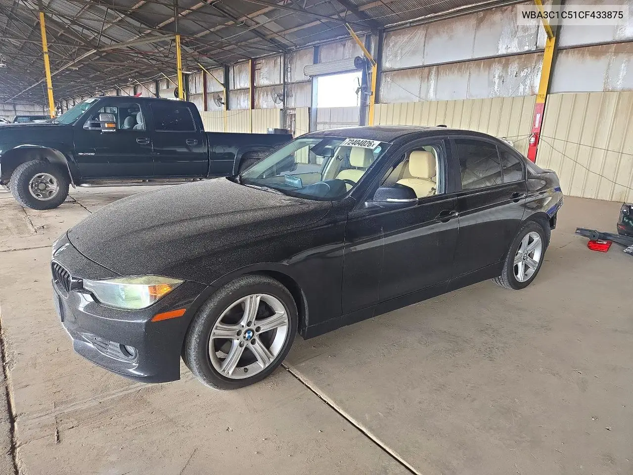 2012 BMW 328 I Sulev VIN WBA3C1C51CF433875 фото 1