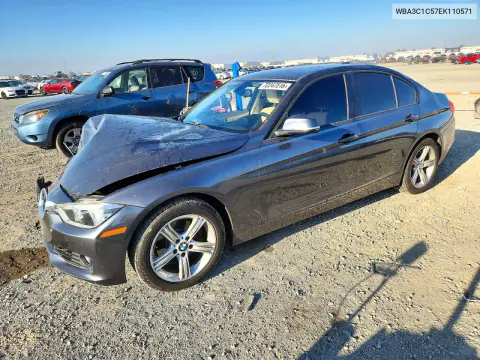 2014 BMW 328 I Sulev VIN WBA3C1C57EK110571 фото 1