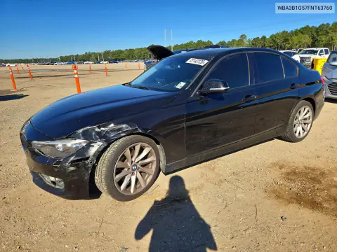 WBA3B1G57FNT63760 — 2015 BMW 3ER, Боковая часть, фото до ремонта
