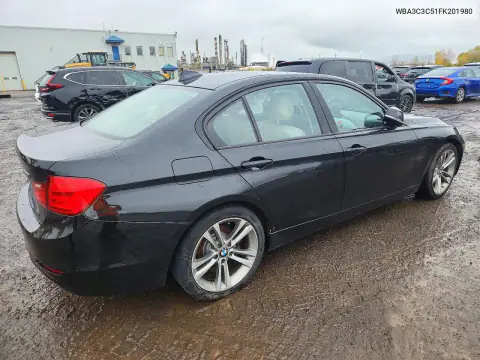 WBA3C3C51FK201980 — 2015 BMW 3ER, photo 3 from Copart 27.10.2026, Mechanical damage