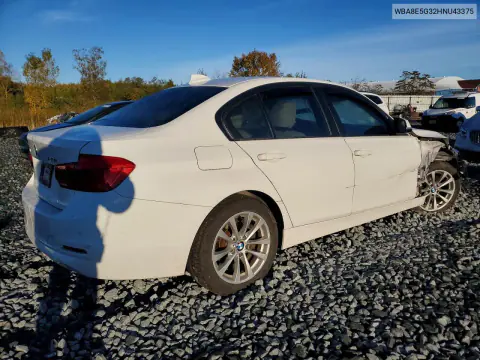 2017 BMW 320 Xi VIN WBA8E5G32HNU43375 фото 3