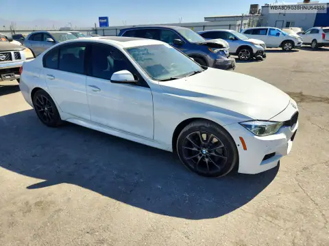 WBA8D9G38HNU64855 — 2017 BMW 3ER, photo 4 from Copart, Front end
