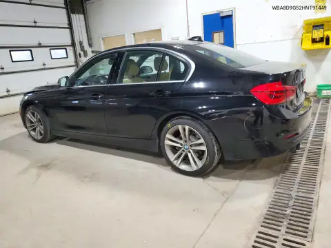 WBA8D9G52HNT91449 — 2017 BMW 3ER, ფოტო 2, Copart 27.10.2026, წინა ნაწილი