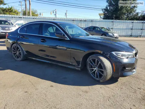 2019 BMW 330I VIN WBA5R1C55KFH02792 фото 4