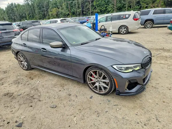 3MW5U7J09M8B58153 — 2021 BMW 3ER, photo 4 from Copart, Rear end
