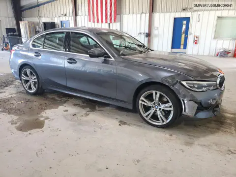 2021 BMW 330Xi VIN 3MW5R7J00M8C09041 фото 4