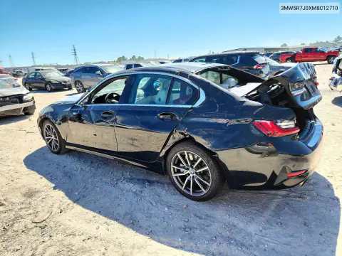 2021 BMW 330Xi VIN 3MW5R7J0XM8C12710 фото 2