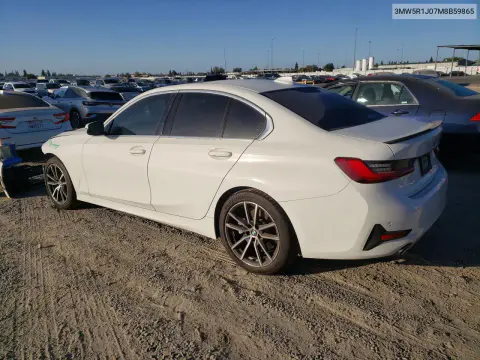 2021 BMW 330I VIN 3MW5R1J07M8B59865 фото 2