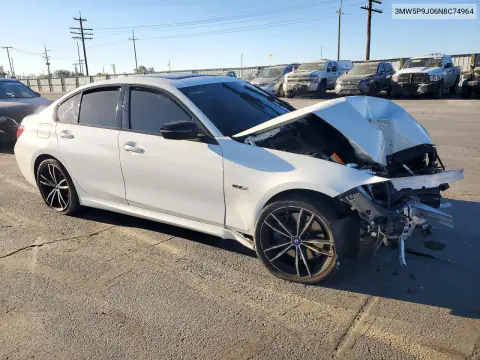 2022 BMW 330Xe VIN 3MW5P9J06N8C74964 фото 4