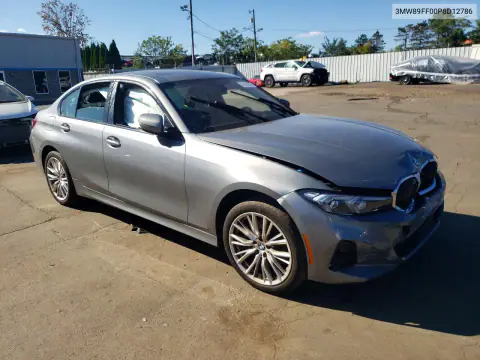 3MW89FF00P8D12786 — 2023 BMW 3ER, foto 4 de Copart 16.10.2026, Parte delantera