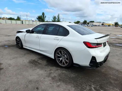 2023 BMW M340I VIN 3MW49FS04P8D03299 фото 2