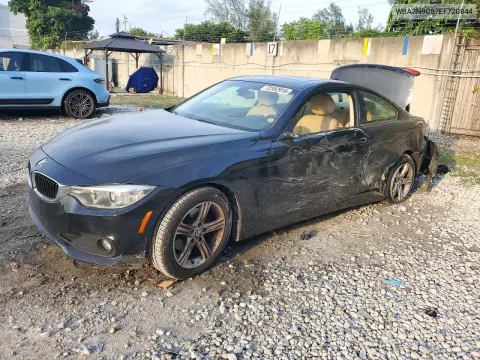 WBA3N9C57EF720844 — 2014 BMW 4ER, Боковая часть, фото до ремонта
