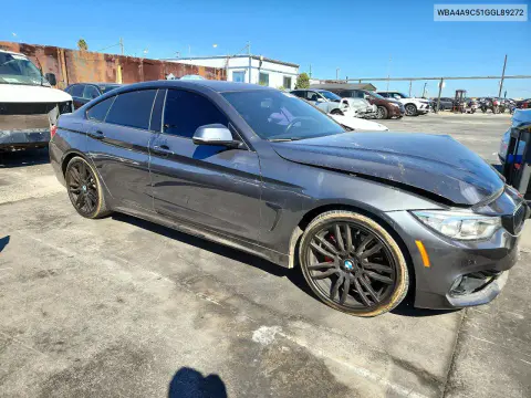 2016 BMW 428 I Gran Coupe Sulev VIN WBA4A9C51GGL89272 фото 4