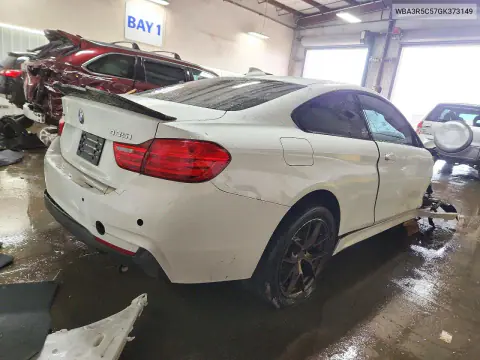 2016 BMW 435 Xi VIN WBA3R5C57GK373149 фото 3