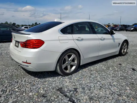 2016 BMW 428 I Gran Coupe Sulev VIN WBA4A9C57GG508023 фото 3