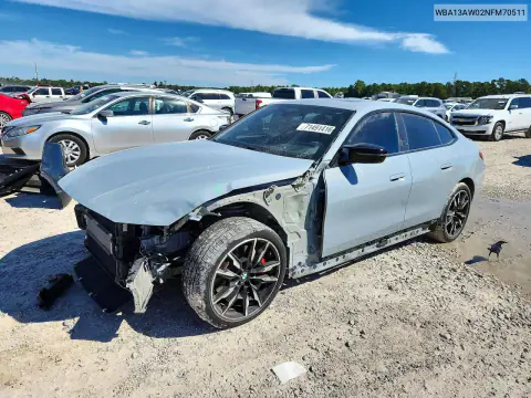 WBA13AW02NFM70511 — 2022 BMW 4ER, Передняя часть, фото до ремонта