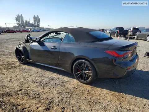 2023 BMW 430I VIN WBA23AT04PCL36032 фото 2