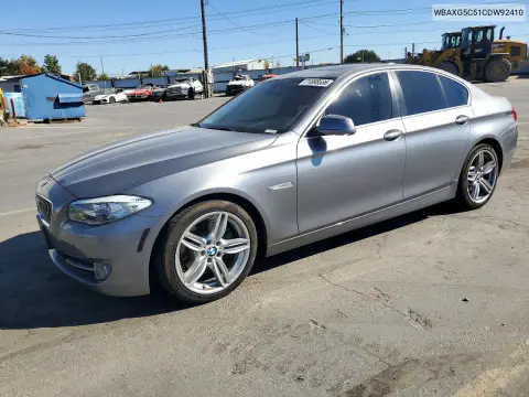 WBAXG5C51CDW92410 — 2012 BMW 5ER, Передняя часть, фото до ремонта