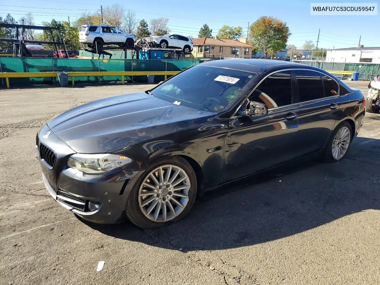 2012 BMW 535 Xi VIN WBAFU7C53CDU59547 фото 1