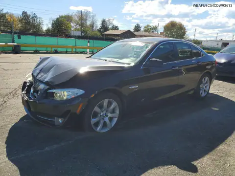 WBAFU9C54CDW93613 — 2012 BMW 5ER, Передняя часть, фото до ремонта