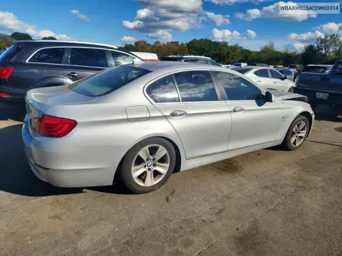 2013 BMW 5 Series VIN WBAXH5C54CDW03314 фото 3