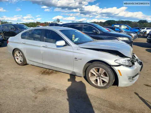 2013 BMW 5 Series VIN WBAXH5C54CDW03314 фото 4