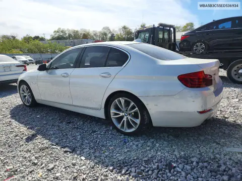 2014 BMW 535 Xi VIN WBA5B3C55ED536934 фото 2
