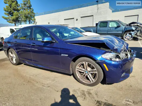 2016 BMW 528 Xi VIN WBA5A7C56GG150938 фото 4