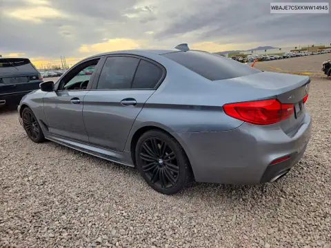 WBAJE7C5XKWW14945 — 2019 BMW 5ER, zdjęcie 2 z Copart 26.10.2026, Przód