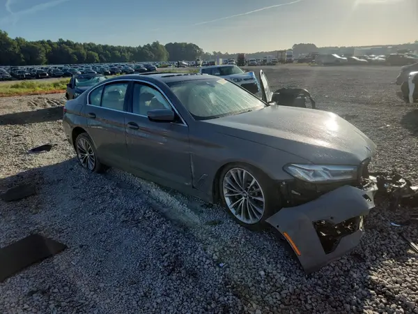 WBA53BH03MWX25427 — 2021 BMW 5ER, photo 4 from Copart, Front end