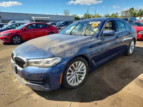 WBA13BJ09MWX04588 — 2021 BMW 5ER, Подтопление (Water/Flood), фото до ремонта