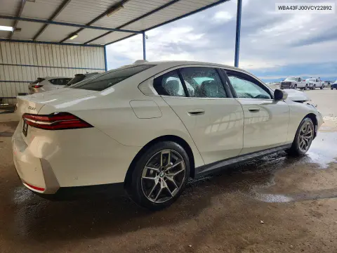 2027 BMW 530 I VIN WBA43FJ00VCY22892 фото 3