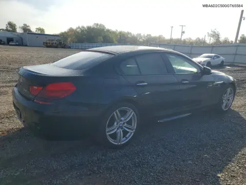 2016 BMW 640 Xi Gran Coupe VIN WBA6D2C50GGT65584 фото 3