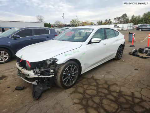 WBAJV6C52JBK06827 — 2018 BMW 6ER, Передня частина, фото до ремонту