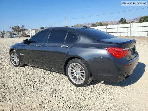 2012 BMW Alpina B7 VIN WBAKA8C52CDX01192 фото 2