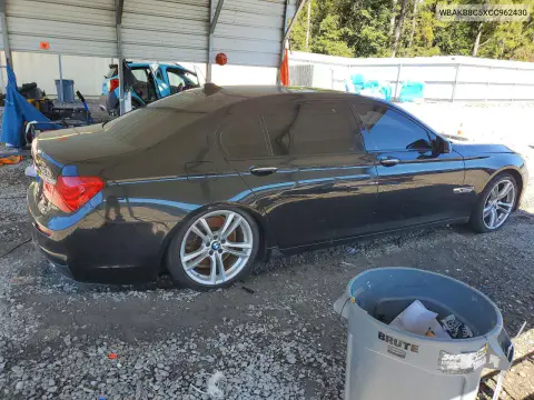 2012 BMW 750 Li VIN WBAKB8C5XCC962430 фото 3