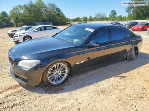WBAYF8C57FD655133 — 2015 BMW 7ER, Задняя часть, фото до ремонта