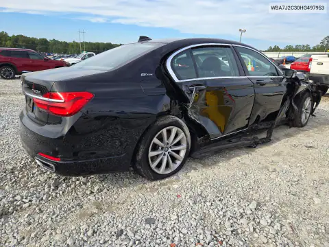WBA7J2C30HG497953 — 2017 BMW 7ER, ფოტო 3, Copart, გვერდითი ნაწილი