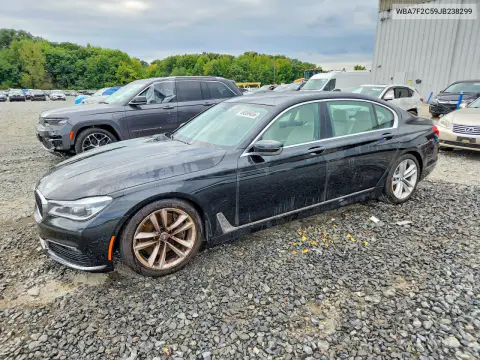 2018 BMW 750 Xi VIN WBA7F2C59JB238299 фото 1
