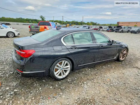 2018 BMW 750 Xi VIN WBA7F2C59JB238299 фото 3
