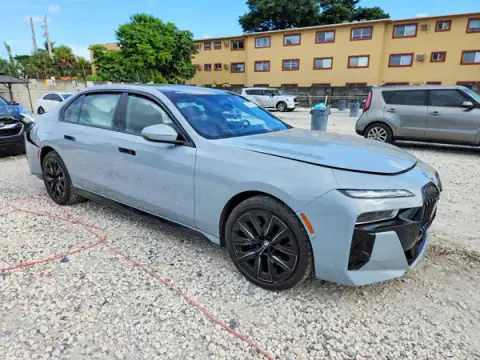 WBA23EH06PCL84180 — 2023 BMW 7ER, ფოტო 4, Copart, უკანა ნაწილი