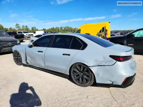 WBA23EH01PCN00935 — 2023 BMW 7ER, photo 2 from Copart, Front end